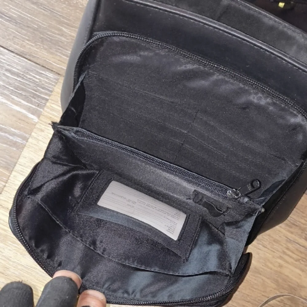Black and Gold Crossbody Bag Handmade - Picture 7 of 14